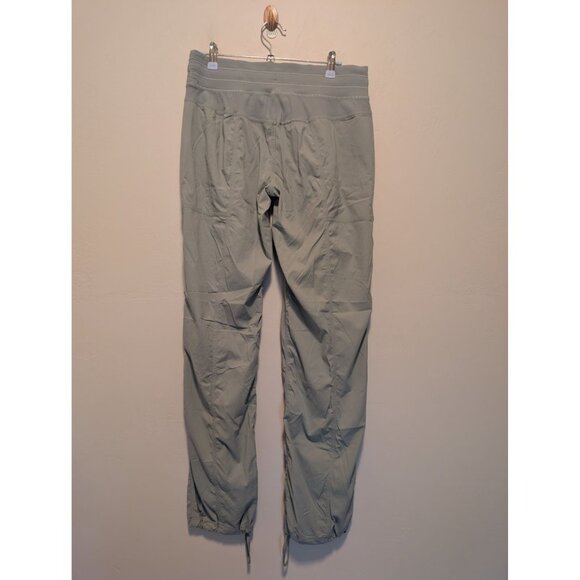 Lululemon Drawstring Waistband Jogger Pants Size 8 Green Lightweight & Breathabl - Picture 2 of 3